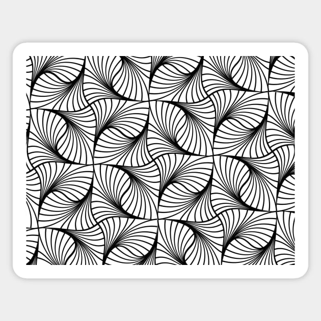 Swirls Sticker by Alexandra Bakatselou